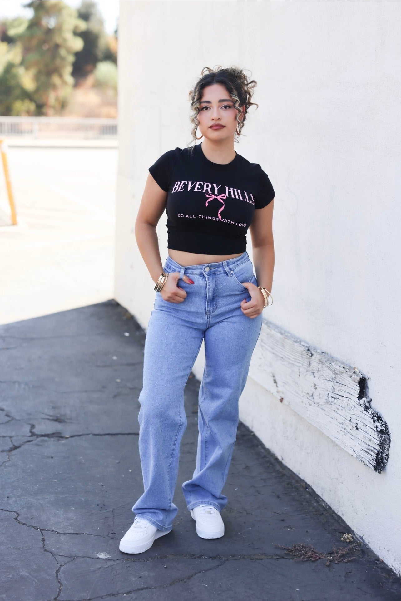 Black Beverly Hills Tee