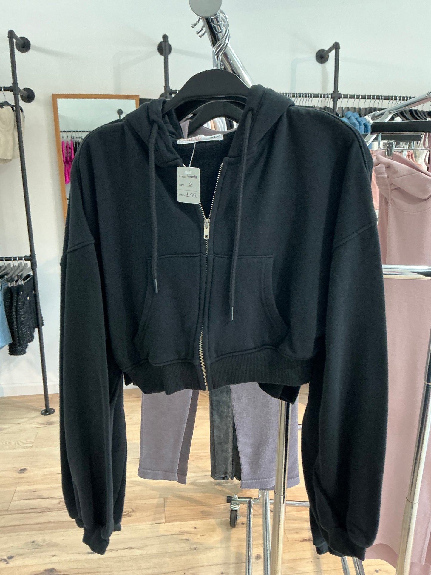 Black Zip Up