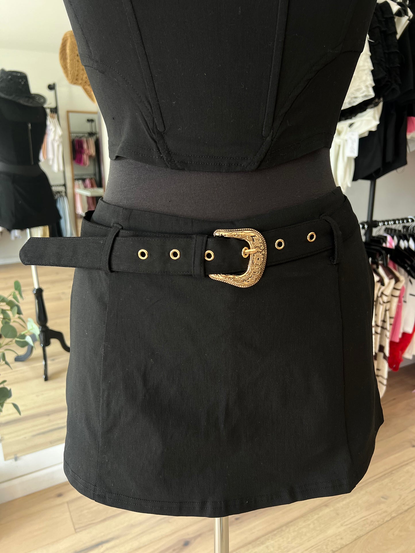 Buckle Skort Set