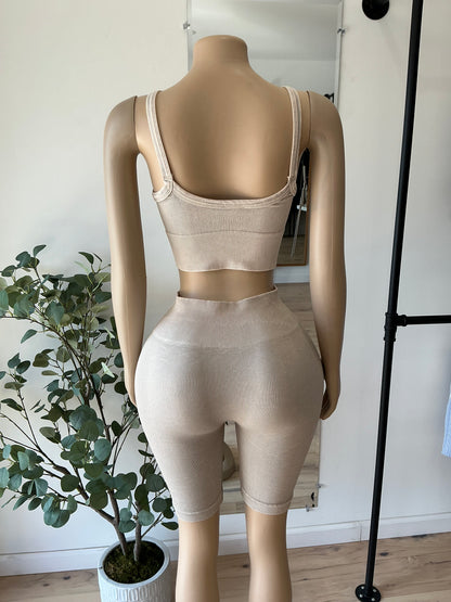 Strappy Ribbed Set