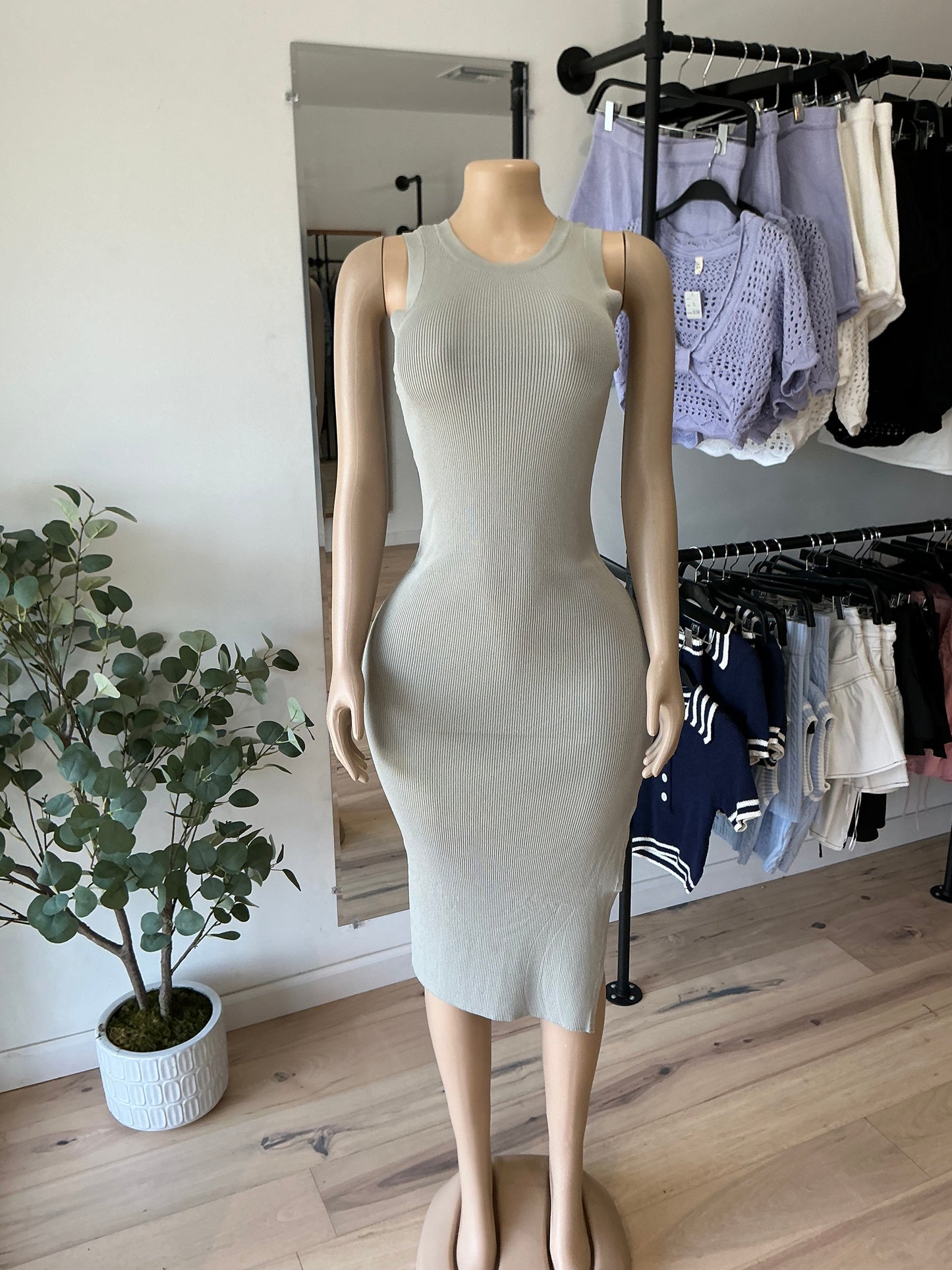 Curve Sage Dress