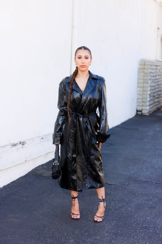 Leather Trench Coat