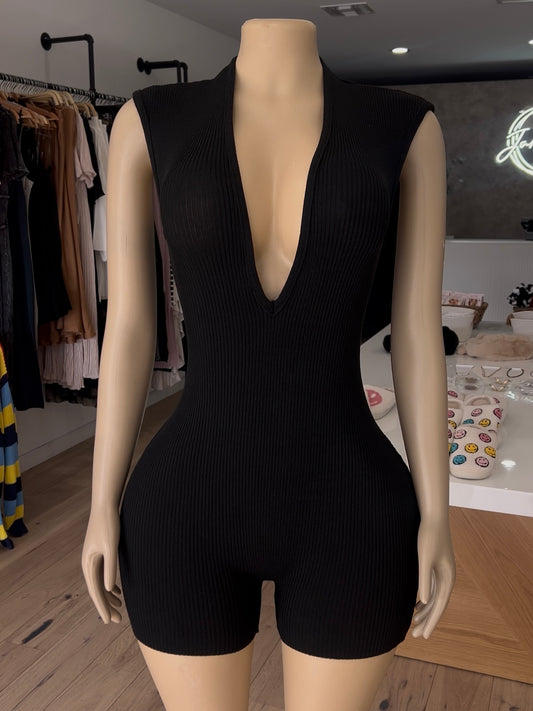 V Neck Romper