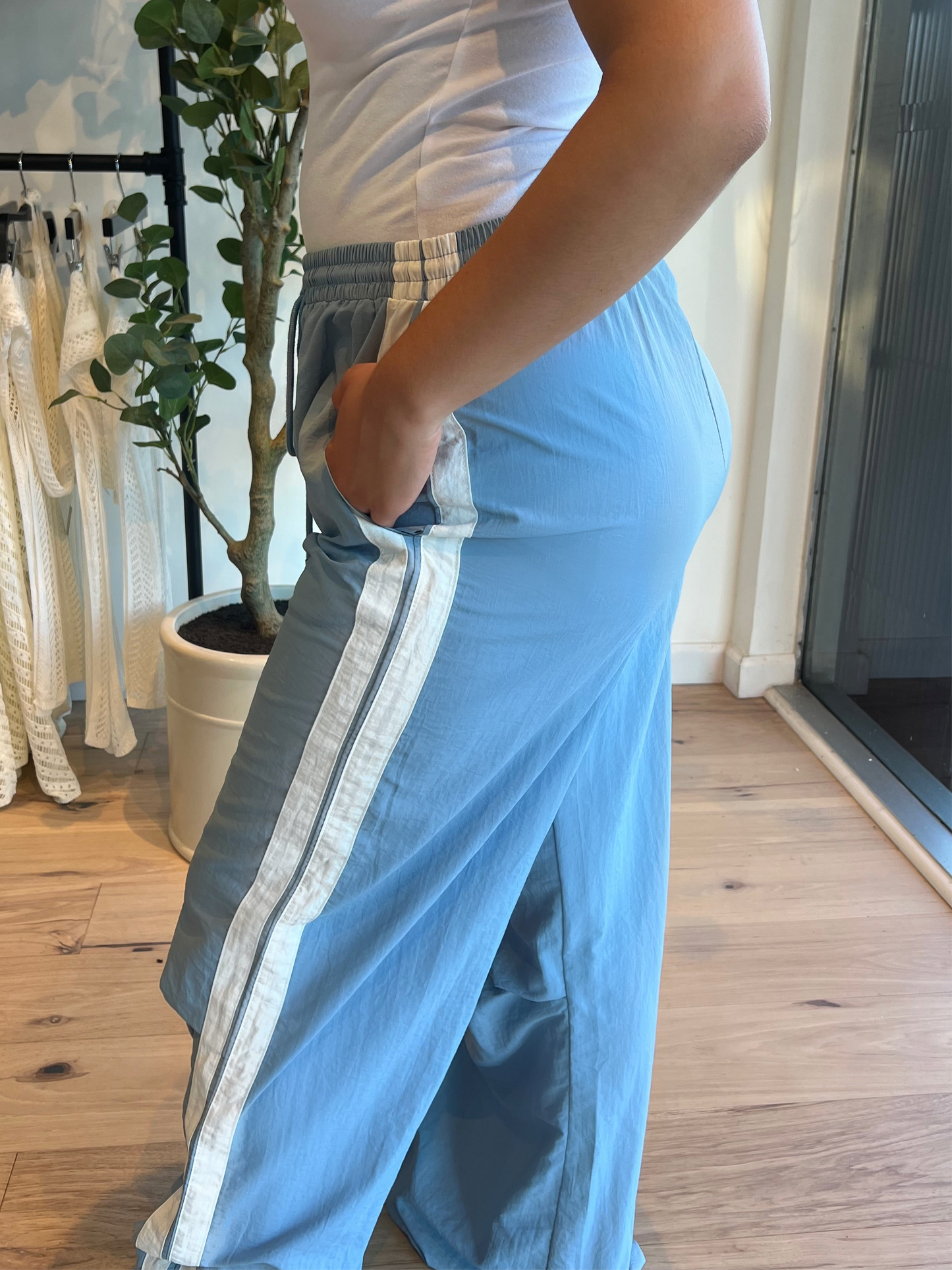 Blue Gigi Track Pants