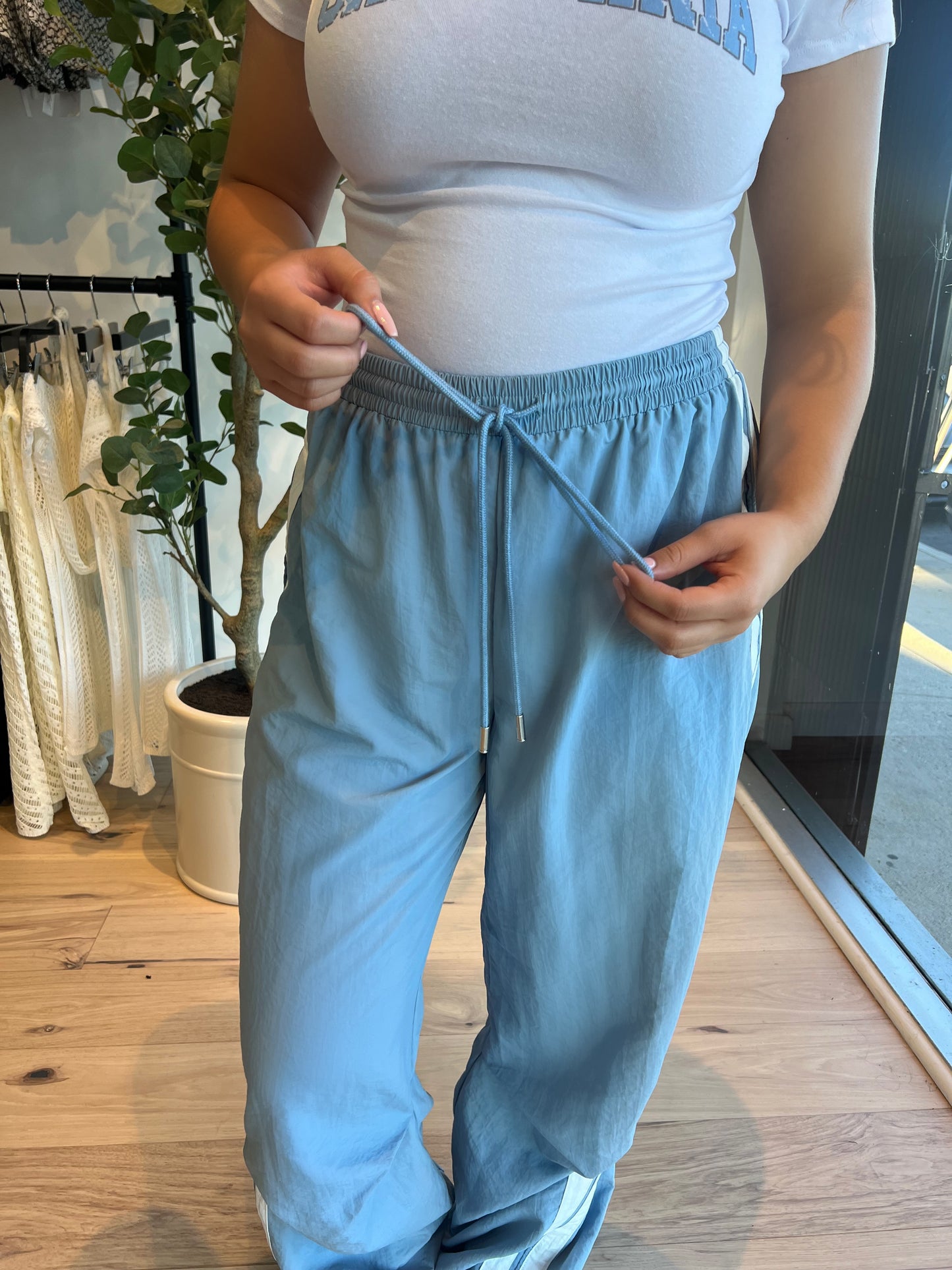 Blue Gigi Track Pants