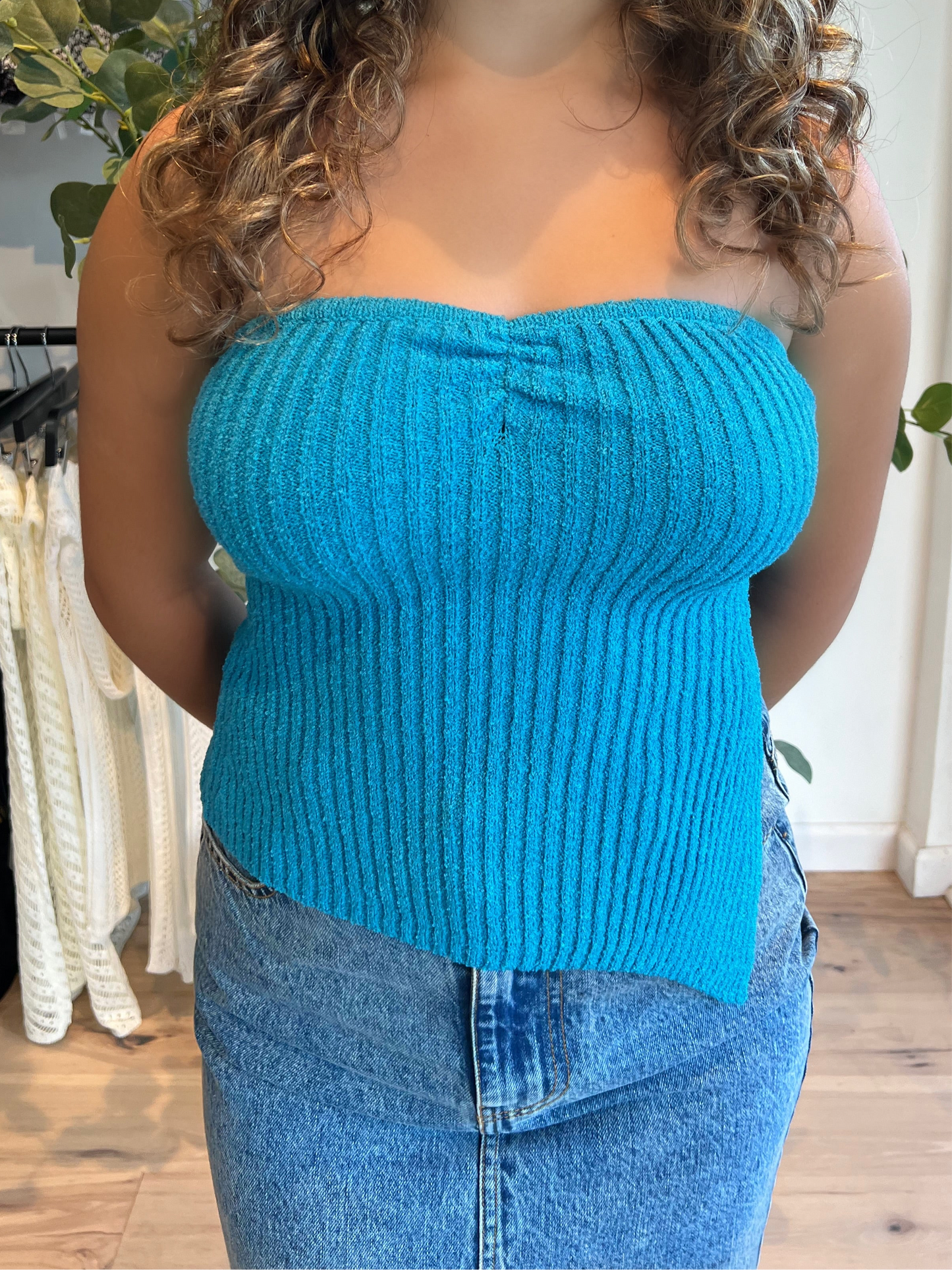 Knitted Asymmetrical Top