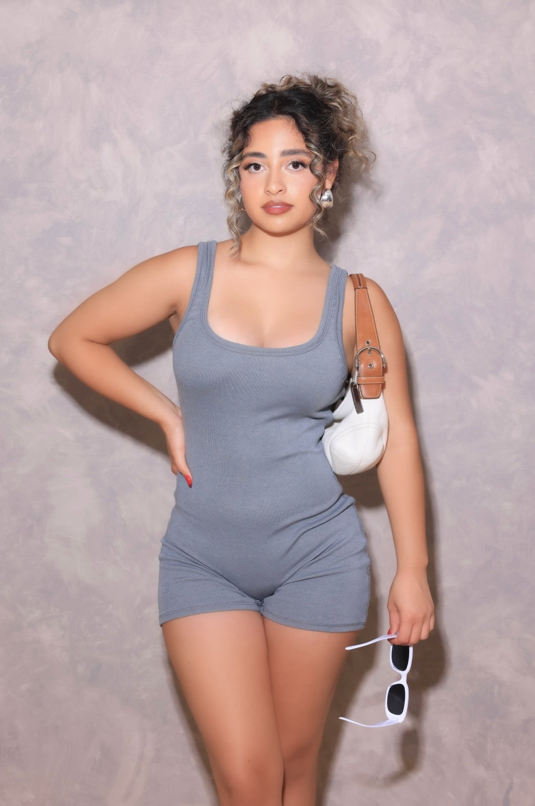 Gray Everyday Romper